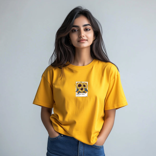 Sunflower Yellow | Pantone Oversized T-Shirt