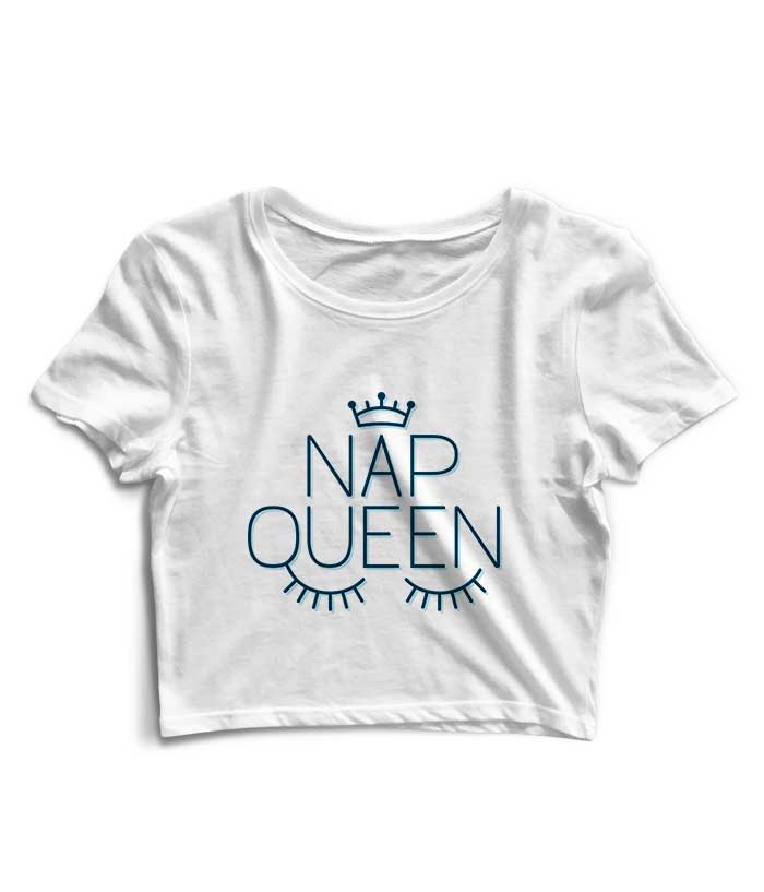 Nap Queen Crop Top - Fully Filmy
