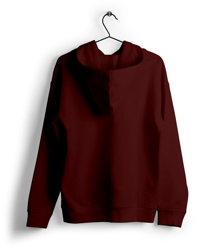 Fully Solid - Maroon Hoodie - Fully Filmy