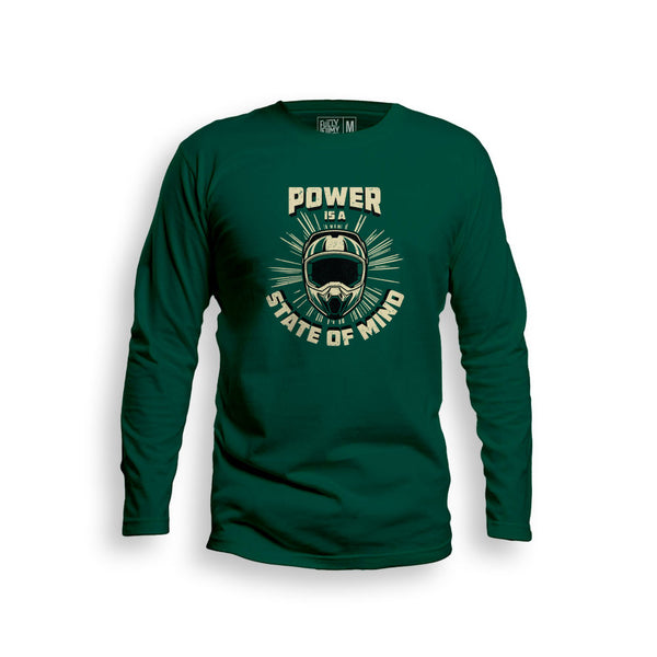 Power is a State of Mind Full Sleeve T-Shirt