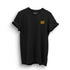 FF Yellow Logo Black T-Shirt (Left Pocket)