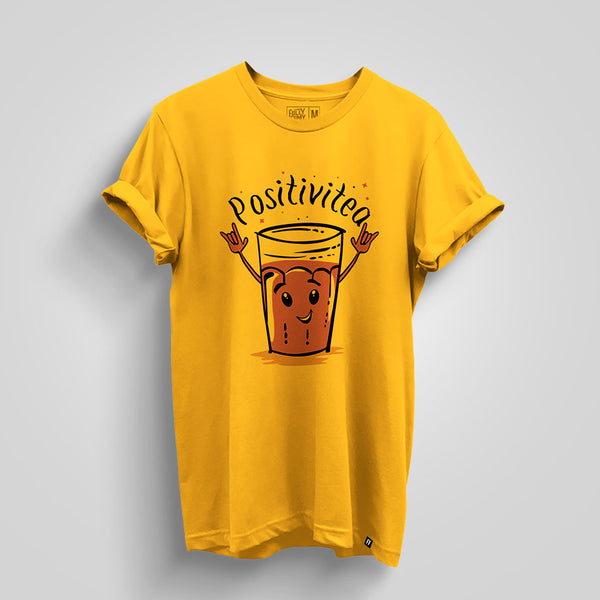 Positivitea Yellow T-Shirt