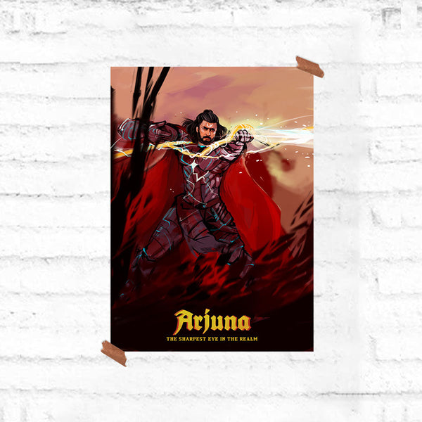 Suriya as Arjuna - Kollywood Mahabharata Poster