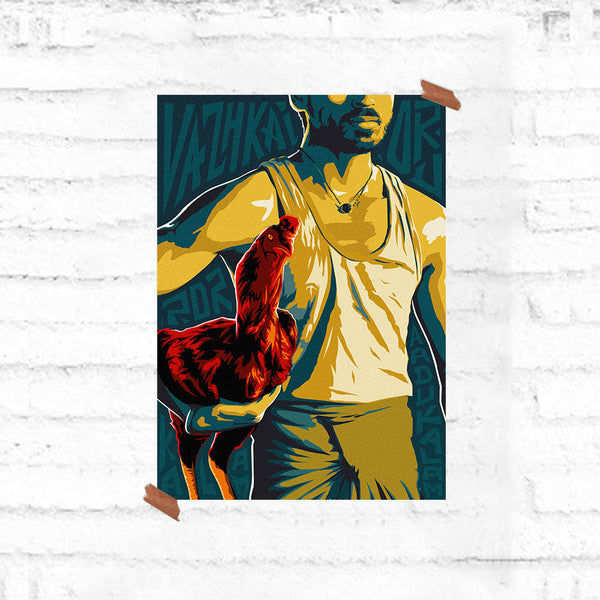 Aadukalam - CloseUp Poster