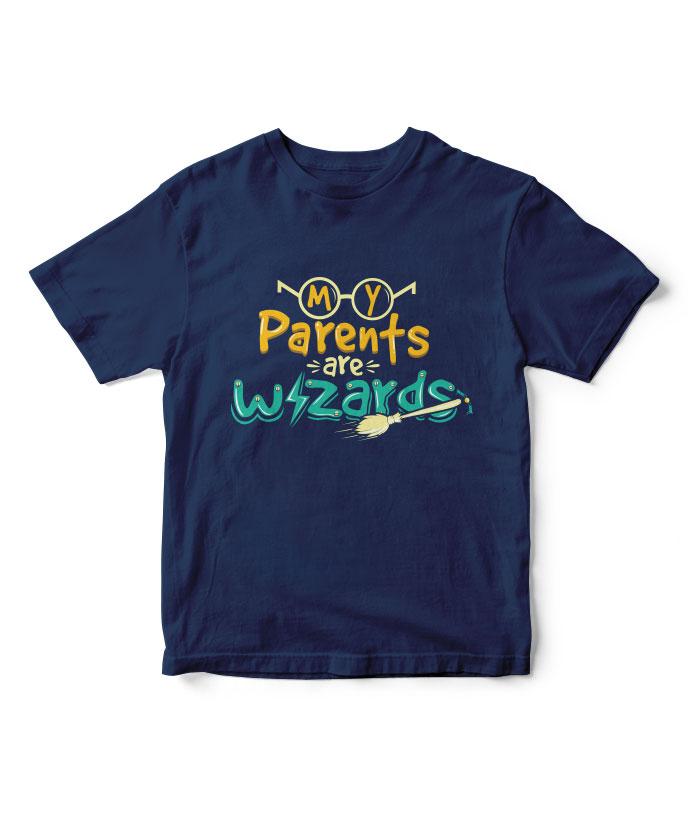 My Parents Are Wizards Kids T-Shirt - Fully Filmy