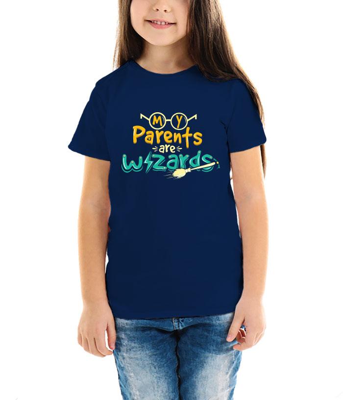 My Parents Are Wizards Kids T-Shirt - Fully Filmy