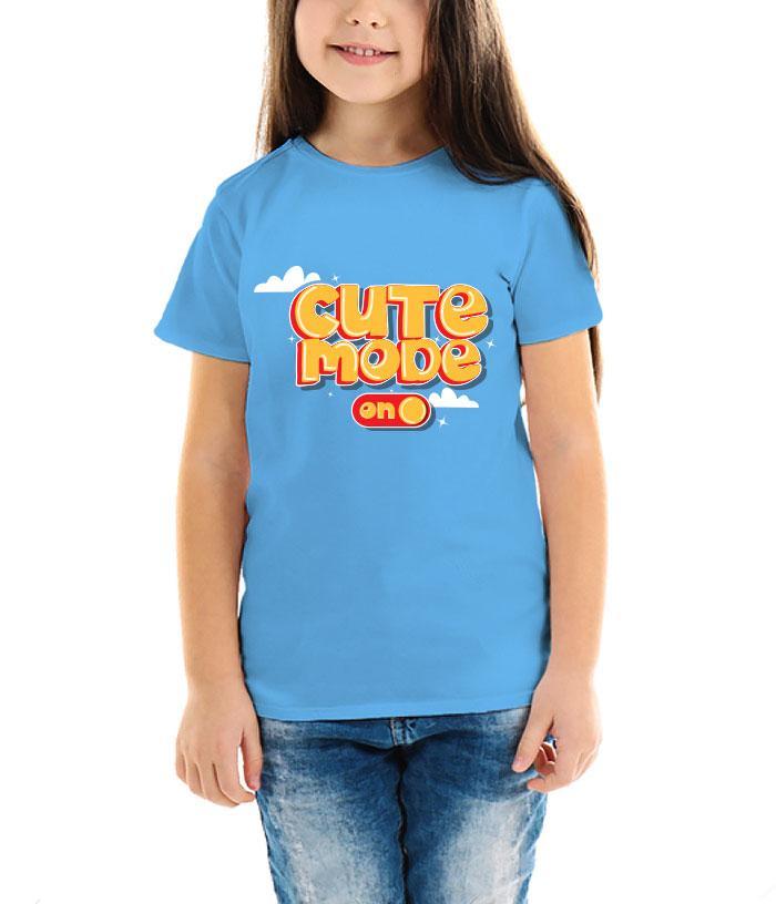 Cute Mode Kids T-Shirt - Fully Filmy