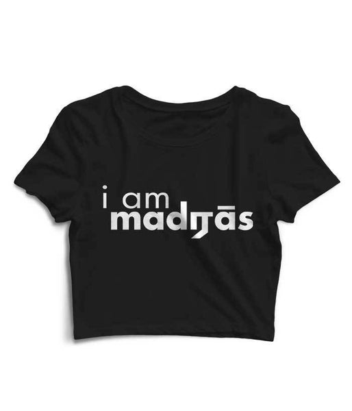 I Am Madras Crop Top