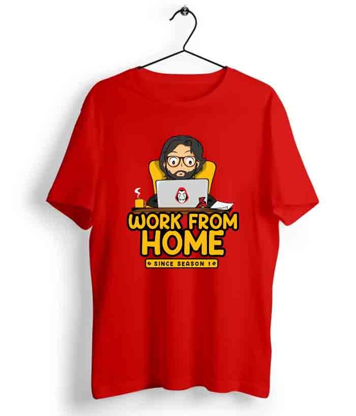 Work From Home T-shirt - Fully Filmy